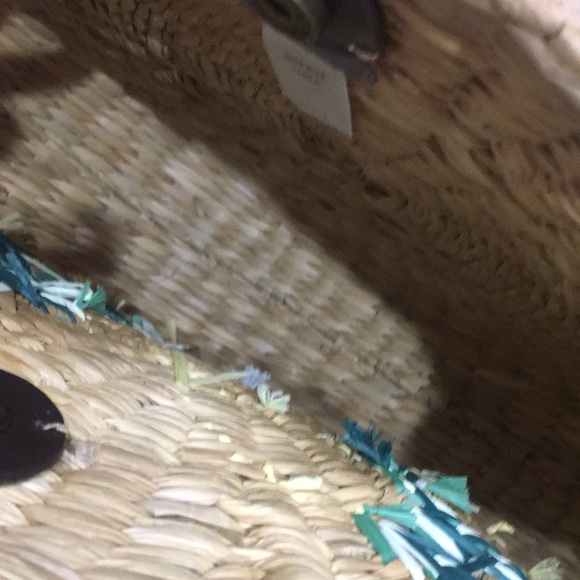 J. Jill straw lemon Tote Bag Purse - Picture 5 of 10